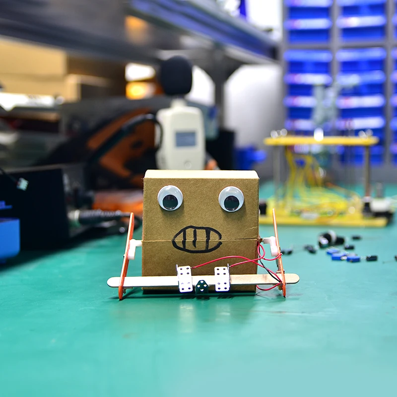 SZ паровой DIY Электрический робот веревка дети научное открытие игрушки стволовых