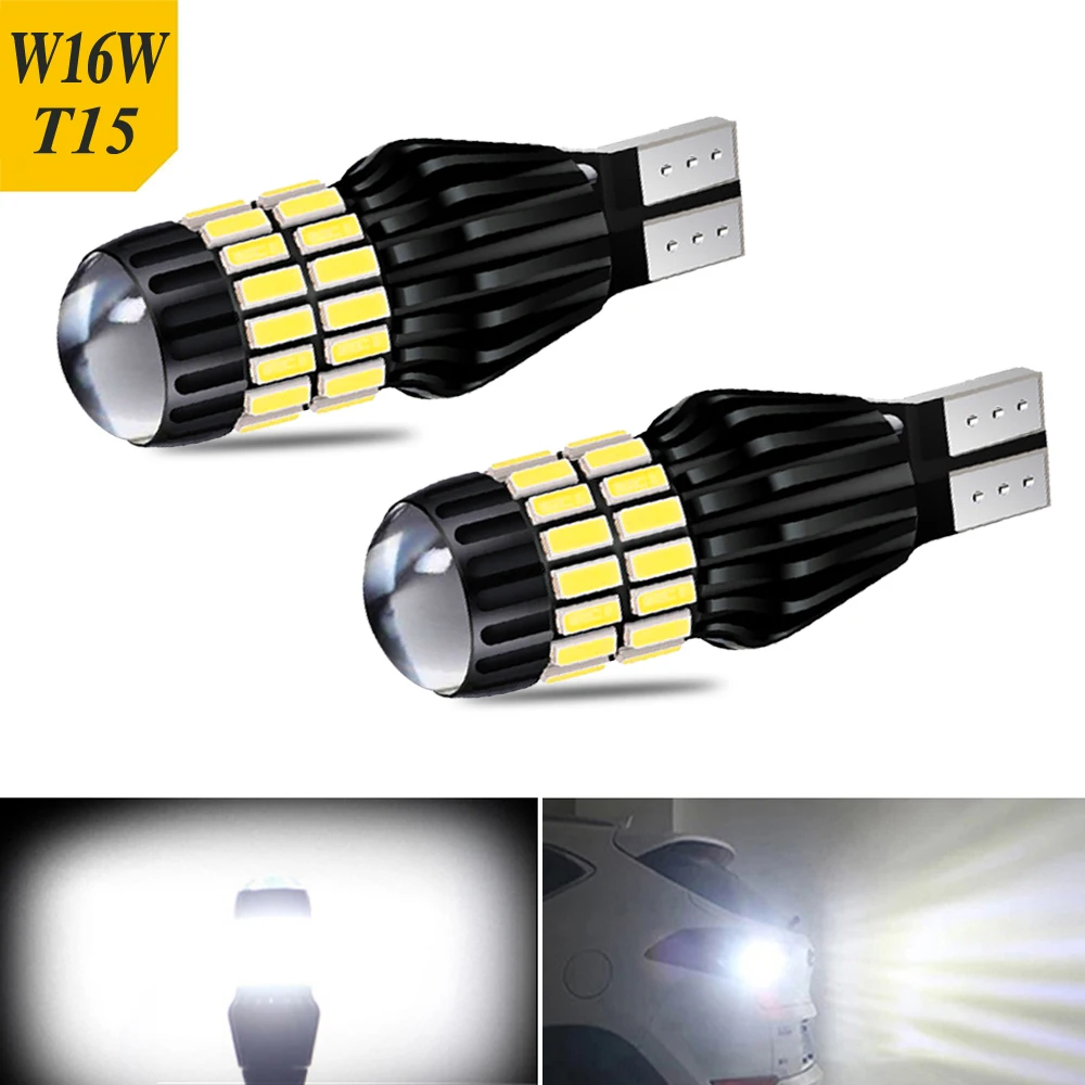 2x T15 W16W 921LED задний фонарь для Kia Rio K2 3 подлокотник Ceed Sportage Sorento Cerato Soul Picanto Optima K3 12V |