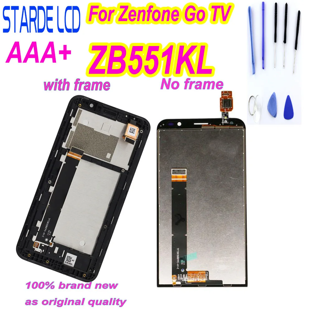 ЖК дисплей 5 ''для ASUS Zenfone Go TV ZB551KL X013D X013DB сенсорный экран с дигитайзером в сборе