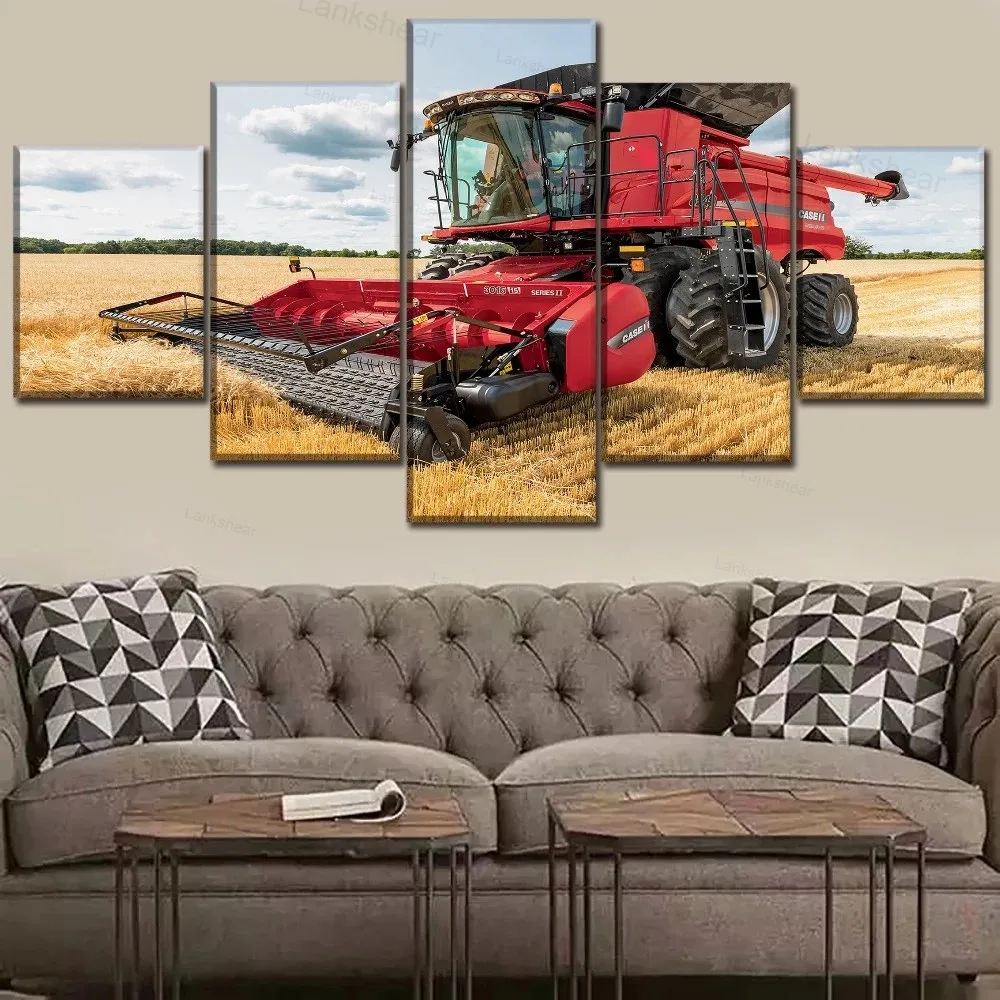 Картина на холсте настенный плакат декоративная рамка 5 шт. летние транспортные