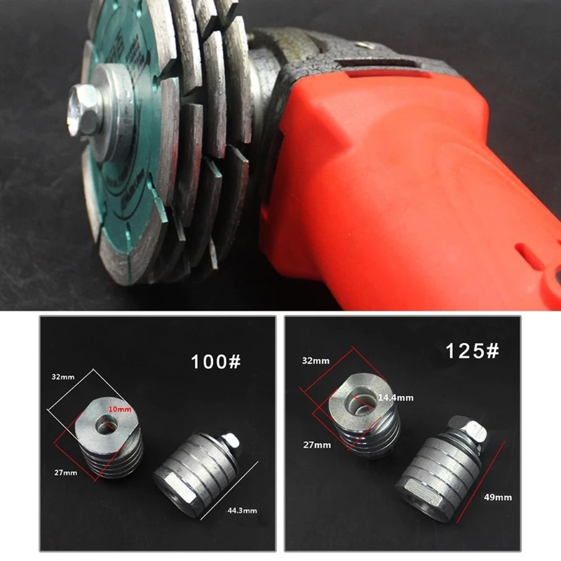 M10 M14 угловая шлифовальная машина адаптер для канавочной машины 100/125 типа