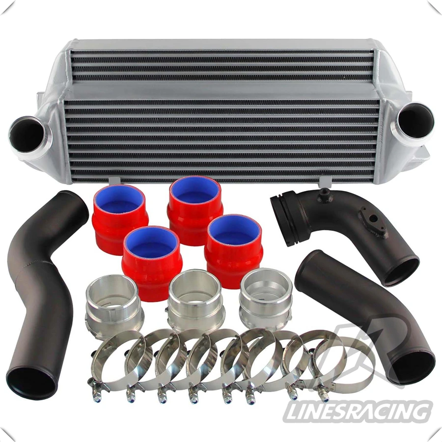 Интеркуллер FMIC W/труба окантовкой шланг комплект подходит для BMW 1/2/3/4 серии F20 F22