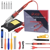 qhtitiec jcd electric soldering iron sets adjustable temperature portable soldering pen welding pencil welding equipment 908s