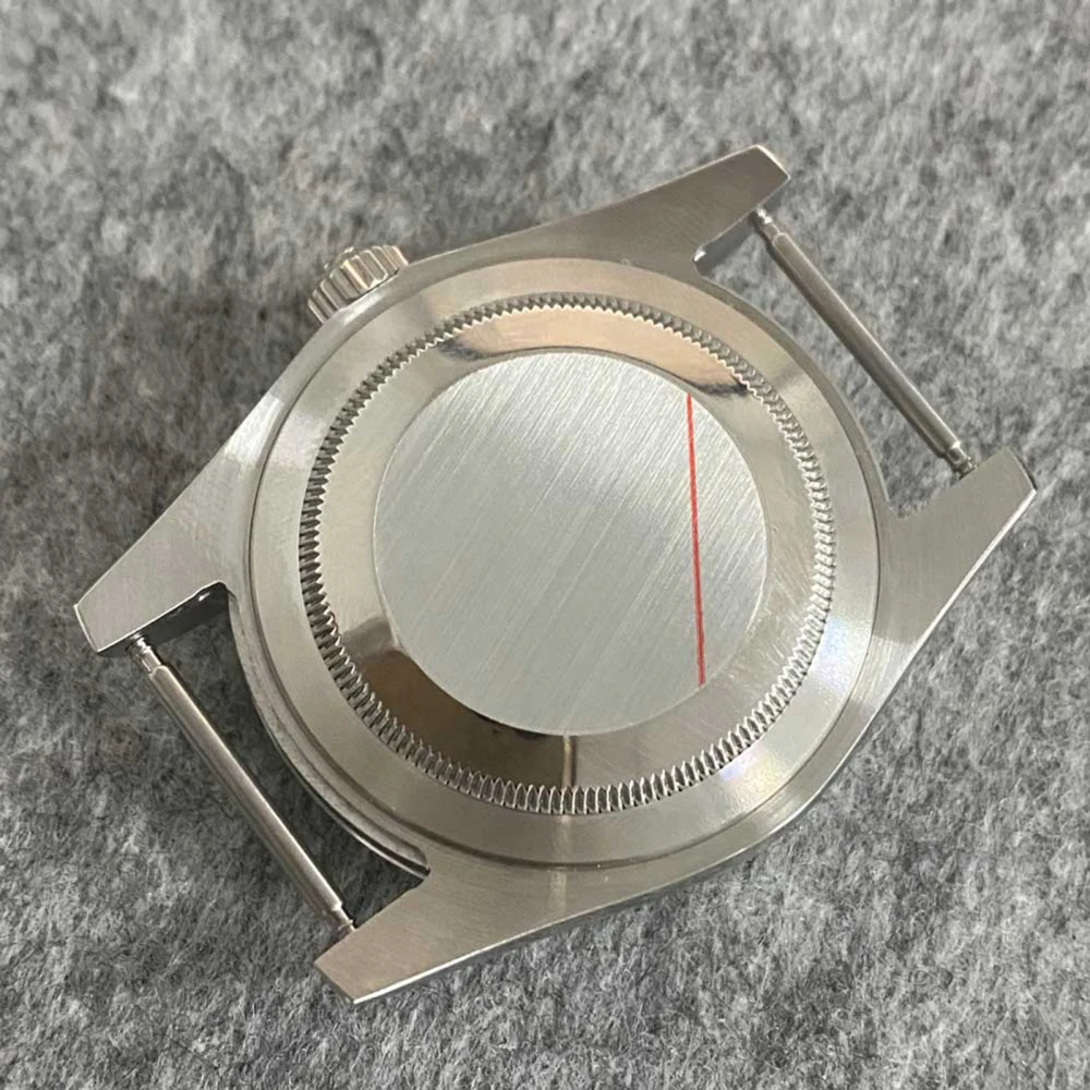 39MM Watch Case Kit Sapphire Glass Stainless Steel Shell Cover for NH35/NH36 Movement Modification Parts