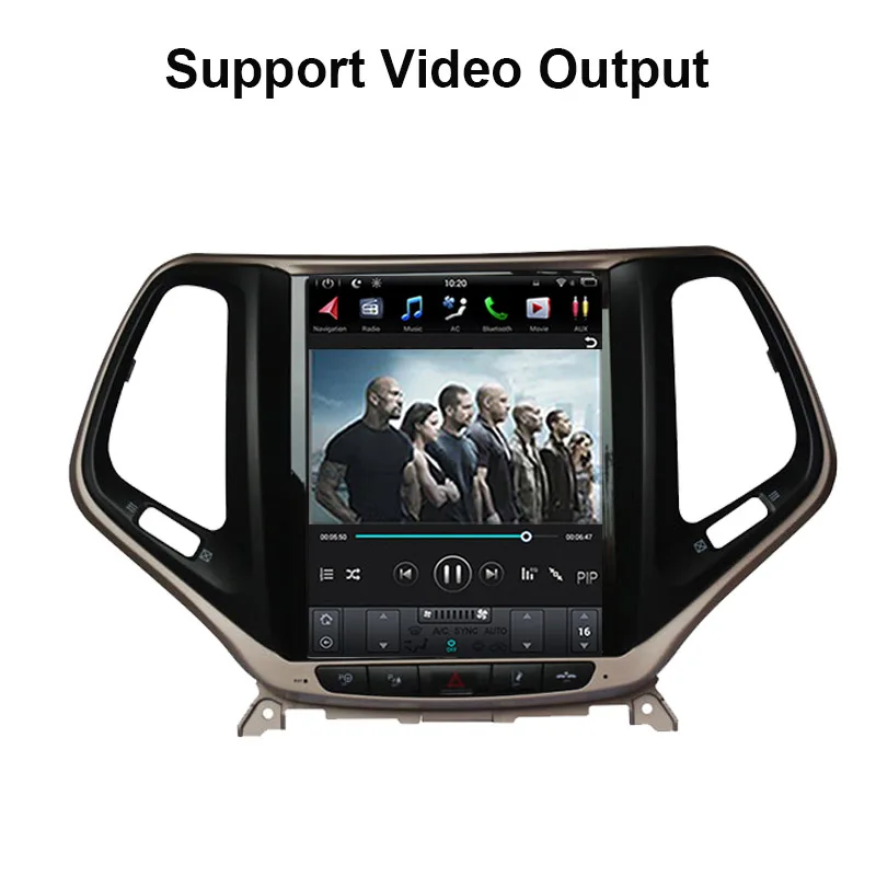 10 4 &quotTesla Style Android 9 0 Автомобильный GPS-навигатор для JEEP Cherokee 2014-2022 автомобильное