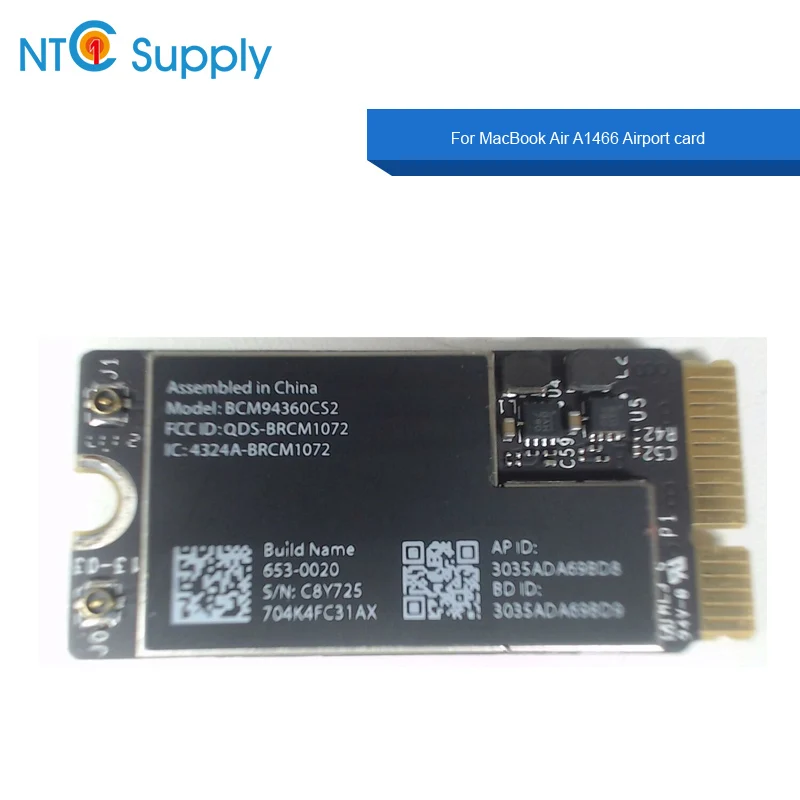 Поставка NTC Для MacBook Air A1466 2013 2015 653 0020 карта в аэропорту 100% протестирована|ЖК-экран