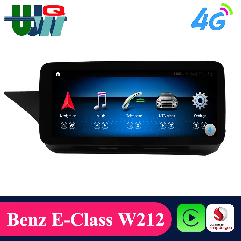 

Автомагнитола UJQW Android 10,0, стерео плеер для Mercedes Benz E Class W212 E260 E300, GPS, Bluetooth, Carplay, сенсорный экран, DVD, аудио