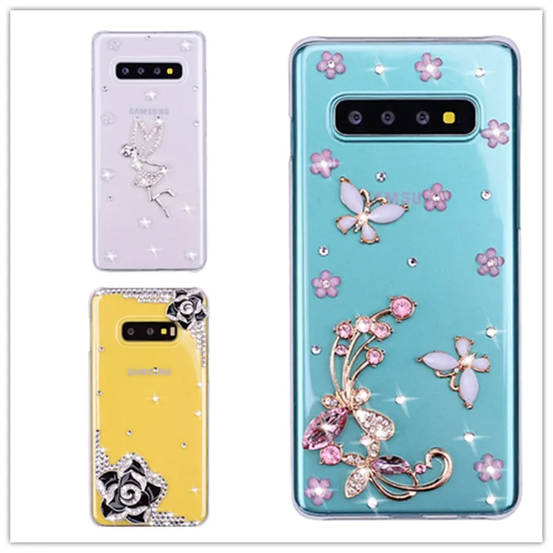 Блестящий бриллиантовый чехол для Samsung Galaxy S8 S9 плюс S10 S10e Note 9 8 A2 Core A6 A8 J4 J6 2018 A90 A80 A70