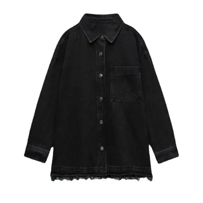 

denim autumn plus shirt early jacket