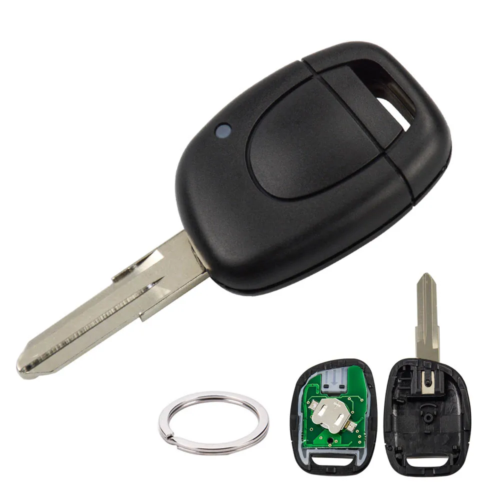 VAC102 Blade OkeyTech для Renault Kangoo Clio Master Twingo дистанционный автомобильный брелок для ключей 1 Кнопка ID46 433 МГц чип транспондера NE72/VAC102 лезвие - Количество кнопок: VAC102 Blade