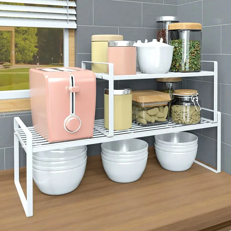 Кухонная Подставка для столовых приборов тарелок посуды шкаф из нержавеющей