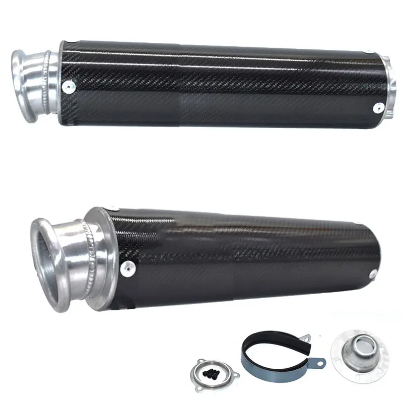 Выхлопная труба из углеродного волокна для мотоцикла Honda CB400 CBR400 CB-1 VTEC CBR250 Z1000 28-68