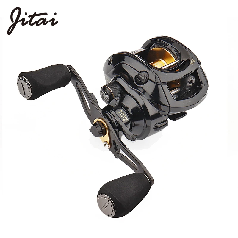 

Baitcasting Reel Dual Brake System 10kg Carbon Fiber Drag 7.0:1 High Speed Lightweight 204g Fishing Reel Fishing Wheels