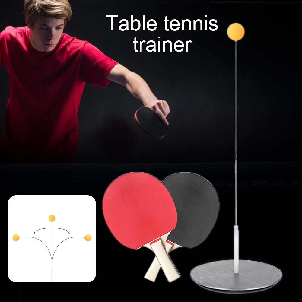 Новинка 2019 тренажер для настольного тенниса с эластичным мягким стержнем