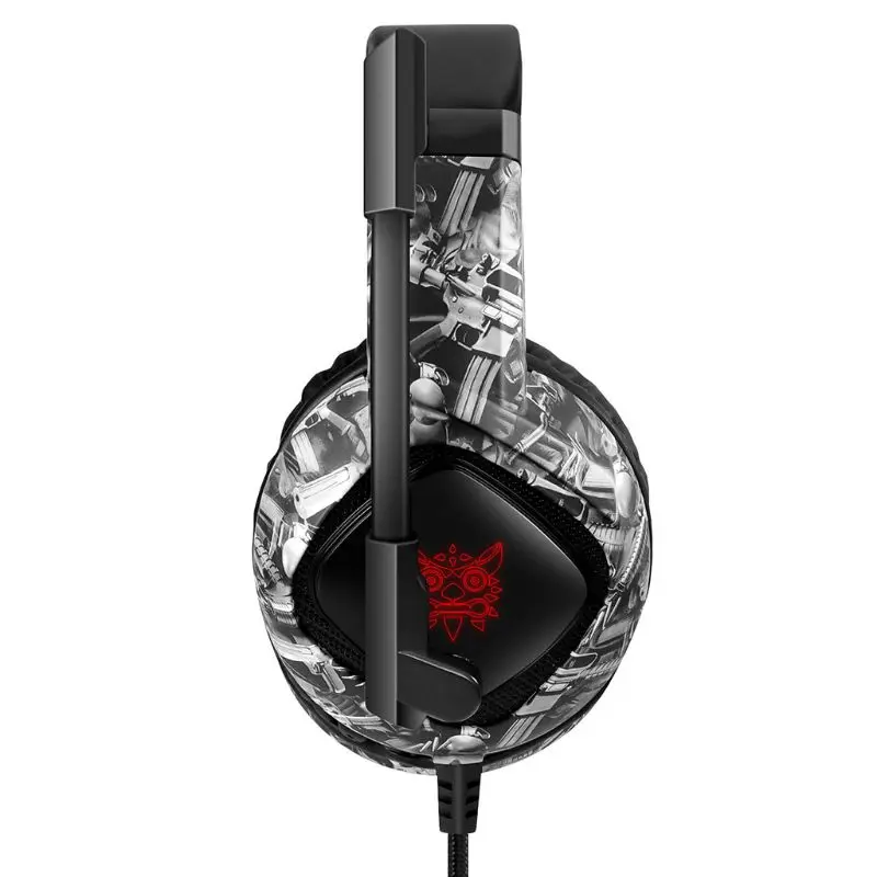 

Gaming Headset with Mic Noise Isolating Over-Ear Headphones with LED Lights M5TB
