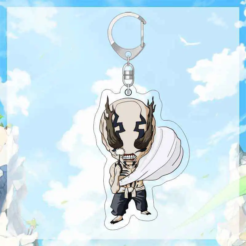 

Anime Jujutsu Kaisen Key Chains Reminiscent Of Battle Spells Back To War Keyring For Cosplay Fans Cute Menwomen's Gift Keychain