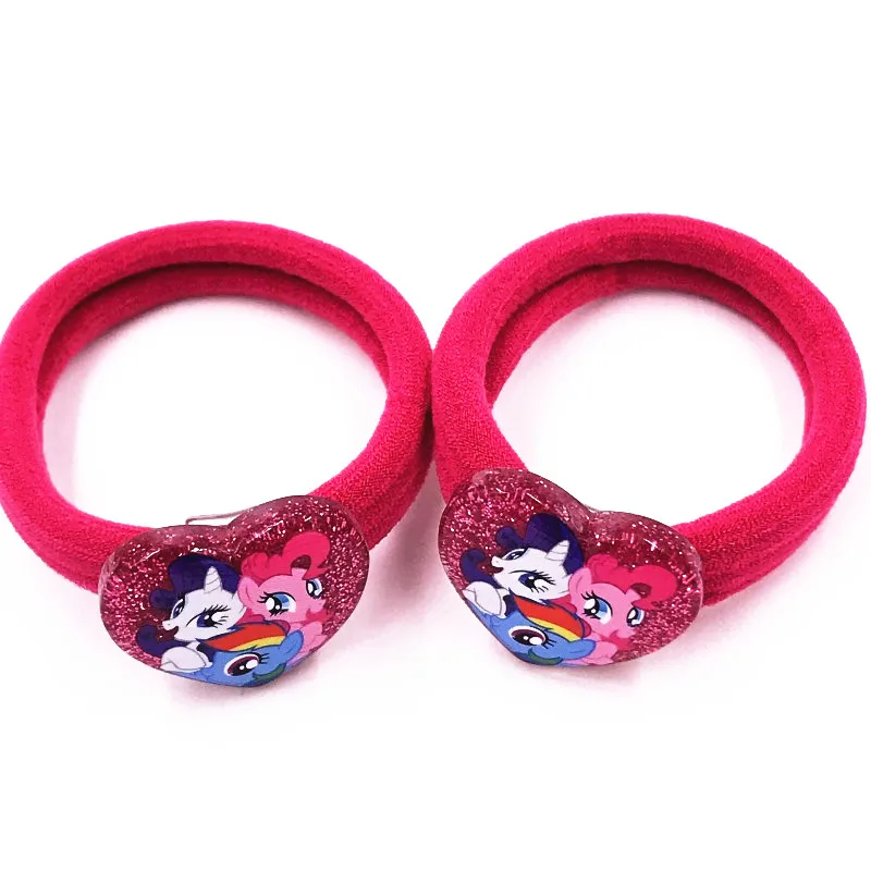 2 шт./лот милый мультяшный значок для девочек My Little Horse Unicron резиновый головной