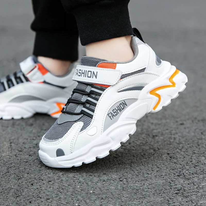 

2021 весенние детские кроссовки мальчиков; Сникеры; Сезон лето; Летняя дышащая обувь с сеткой; Детская спортивная обувь светильник на открыто...