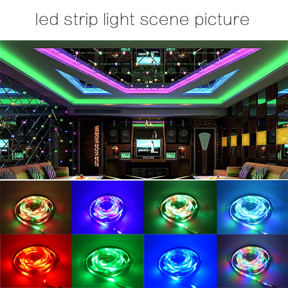 

Led Lights Strips Bluetooth 25M 30M 5050 Waterproof 2835 WIFI RGB Flexible Tape Led Ribbon 5M 10M 15M 20M With Phone APP Control