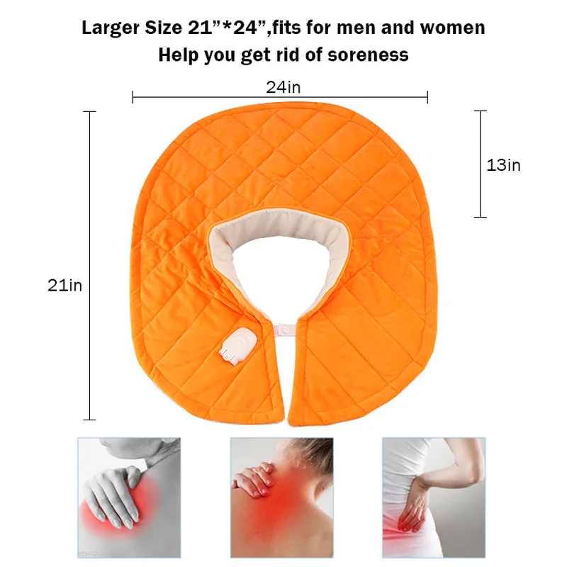 Фунтов нагревательная шаль для больших плеч шеи и спины обогревающая подушка