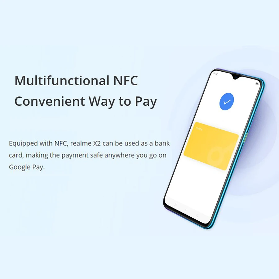 Realme X2 8 ГБ ОЗУ 128 Гб ПЗУ 6 4 дюйма NFC Смартфон Snapdragon 730G 64MP Quad Camera мобильный телефон OPPO