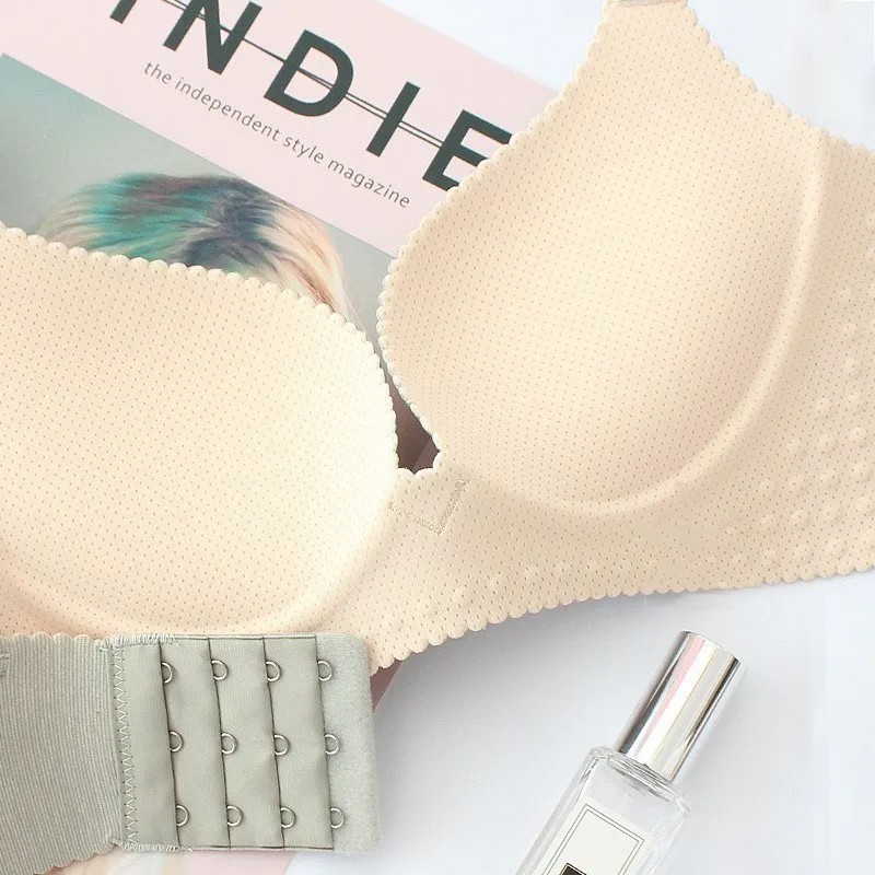 Женский бюстгальтер с эффектом пуш ап Roseheart зеленый фиолетовый без косточек