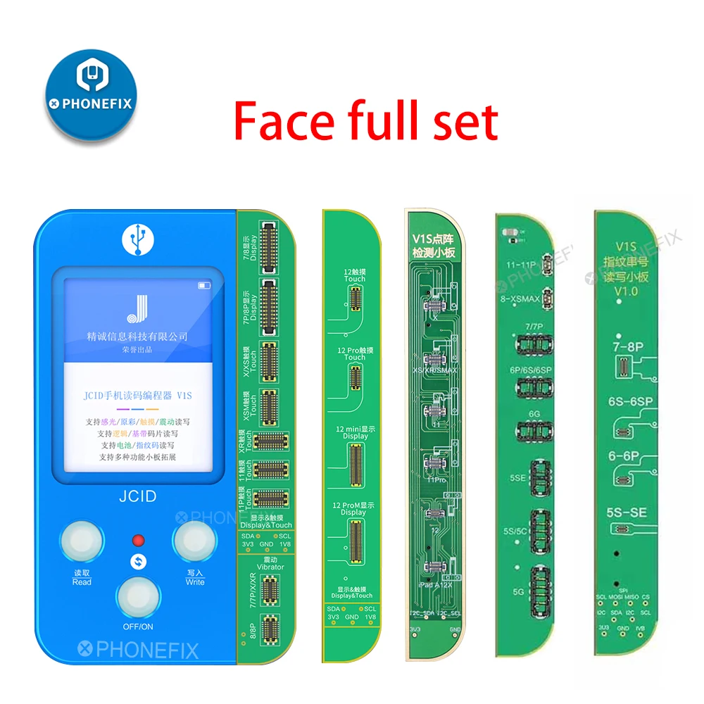 Проектор JC V1S для iPhone 7 8 8P X 11 12 точечный Фоточувствительный оригинальный цвет
