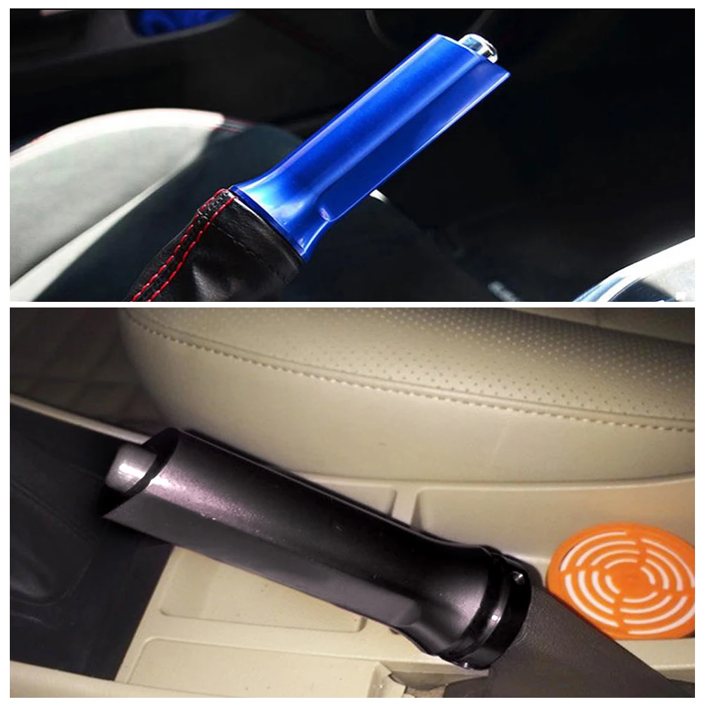 

Free Shipping - Universal Auto Car Aluminum Hand Brake Sleeve Handbrake Handle Hand Protector Cover with PQY STICKER HT-HBC11