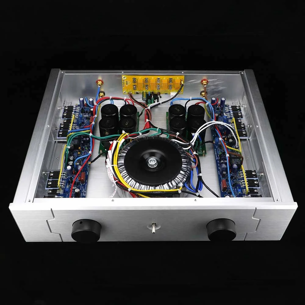 HIFI L50 полный мост комбинированный усилитель мощности с 4 входом/SPK защита 500 Вт 8 Ом