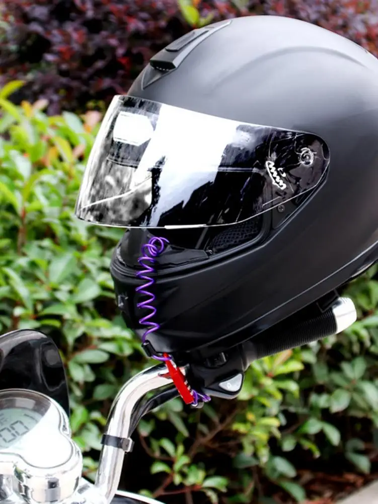 Шлем Замок мотоциклетный шлем комбинированный замок кабель безопасности