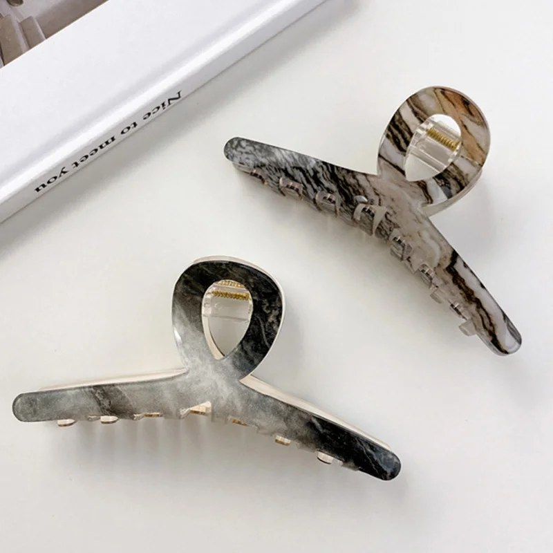 

Large Accetate Leopard Print Acrylic Hairpins Hair Clip Crab Hair Claws For Women Girl Hair Accessories Headdress Party Gifts