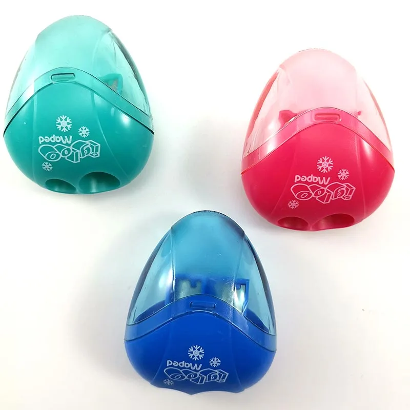 Правая ручная точилка для карандашей с двойным отверстием высококачественный