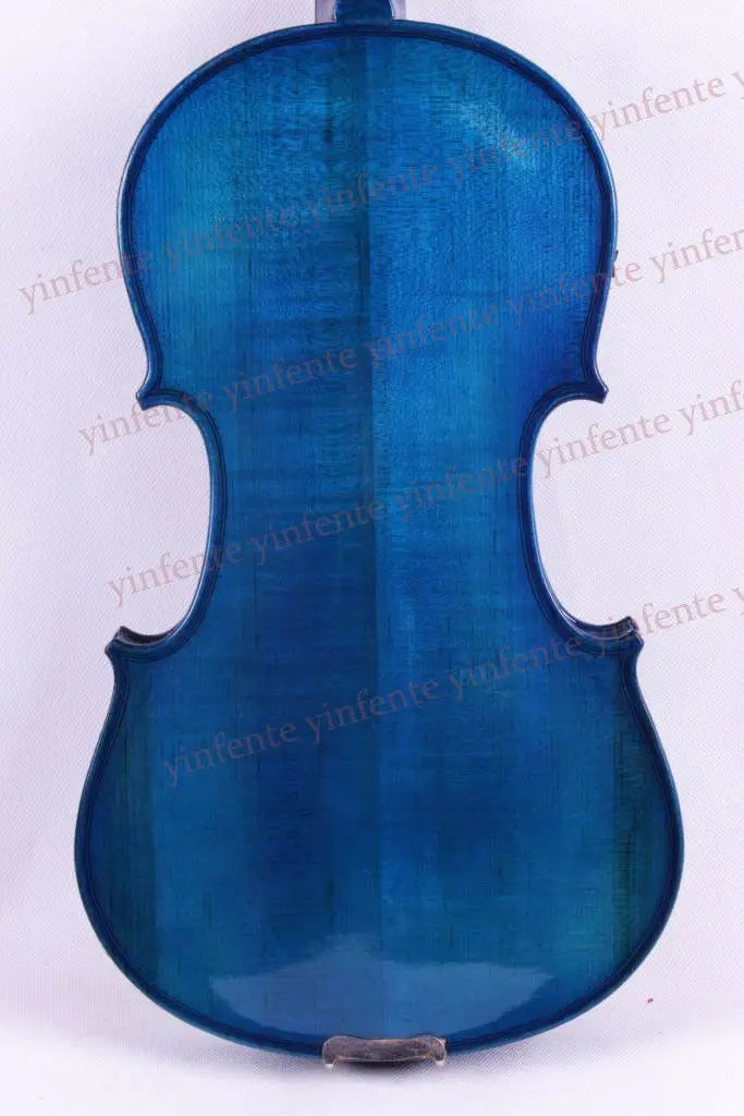 New 4/4 Violin electric Acoustic Fiddle Solid maple Spruce Blue Case Bow | Спорт и развлечения