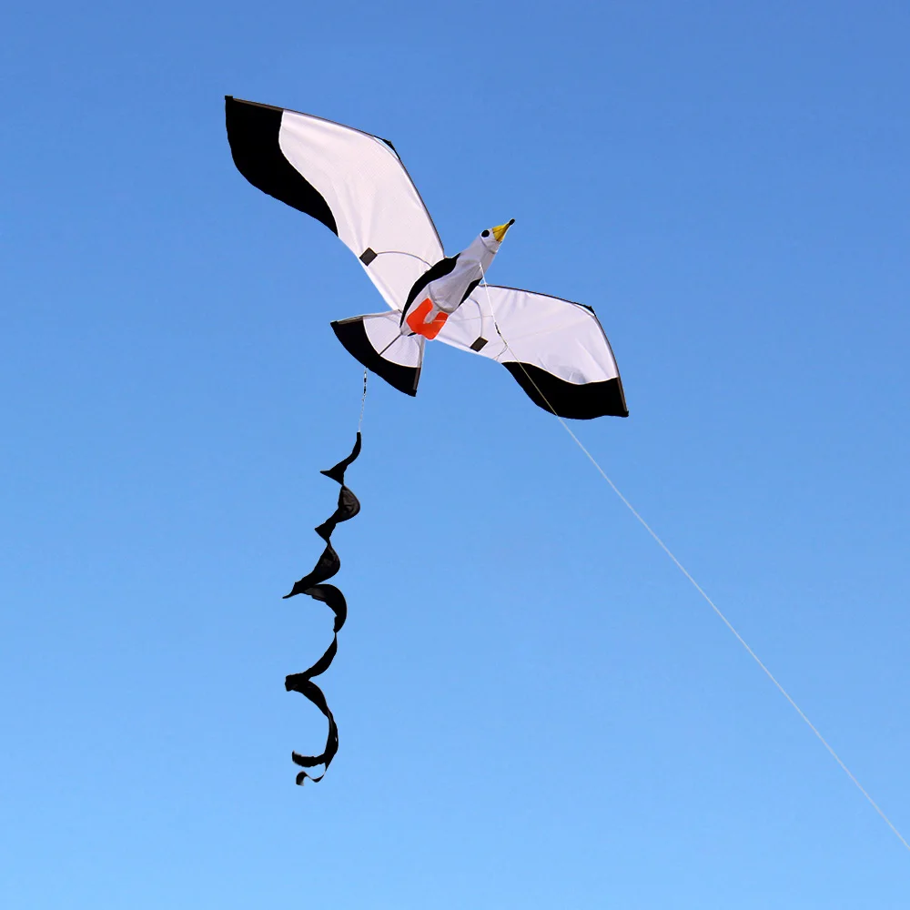 Открытый Летающий змей 3D Чайка воздушный попугай с хвостом воздушные змеи для
