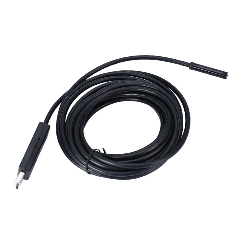 

5m Lens Endoscope HD 480P USB OTG Endoscope Waterproof Inspection Pipe Camera Borescope For Android Phone PC