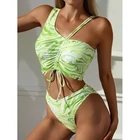 Танкини 2022, женские купальники, комплект бикини из двух предметов, пуш-ап, купальники, винтажный Мягкий купальный костюм, Женская пляжная одежда размера плюс 3XL