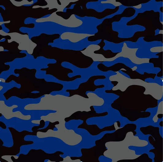 Синяя камуфляжная виниловая пленка для кузова автомобиля пузырьковая мотоцикла