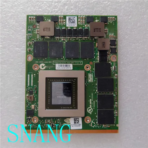 

FOR dell nvidia quadro k5000m placa gráfica 4gb N14E-Q5-A2 CN-0VMJY1 0vmjy1 vmjy1 completo testado transporte rápido