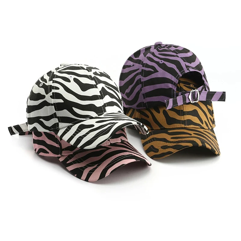 

Новая Зебра шаблон бейсбольная кепка для женщин Летняя Повседневная бейсболка шапка четыре сезона для мальчиков; Верхняя одежда для девоче...