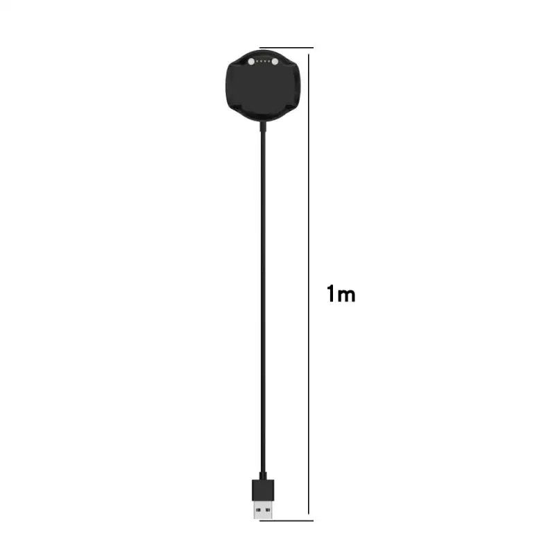

1m USB Charging Cable Fast Charger Docks Wear Accessories Cord Outdoor Shopping For Golf Buddy Aim W10 Smartwatch Power Adapters