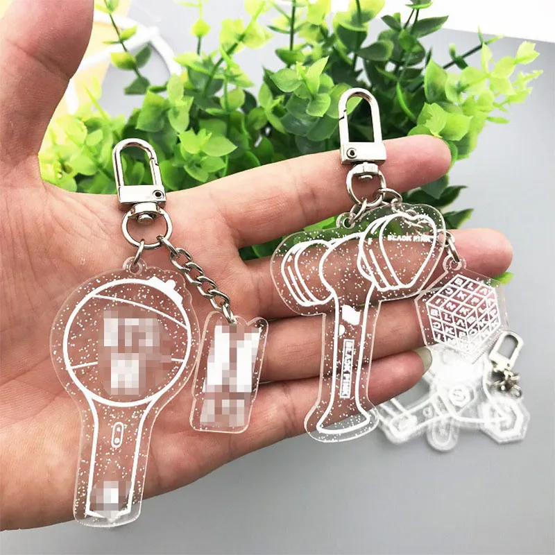 KPOP брелок EXO GOT7 дважды SEVENTEEN TXT брелки Блестящий акриловый аксессуары ювелирные
