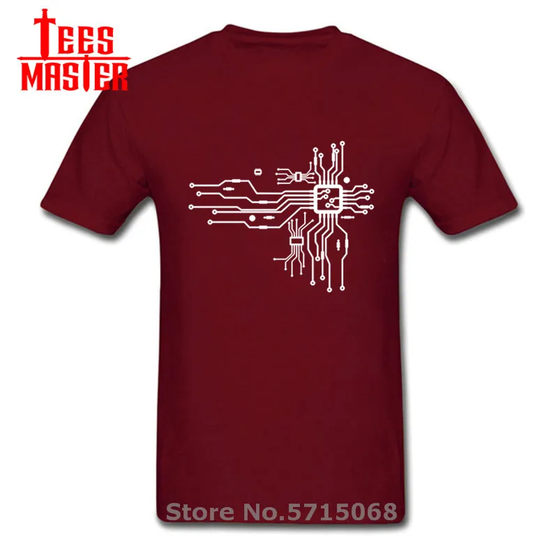 Футболка мужская компьютерная хлопок с принтом ЦП сердечко гик нерд хакер геймер