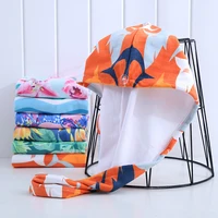 microfiber hair towel shark flamingo tropical cute printing quick drying towels shower head wrap soft turban towel bathroom