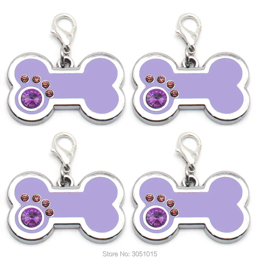 100 шт. бирка для собак с гравировкой аксессуары ошейника персонализированная