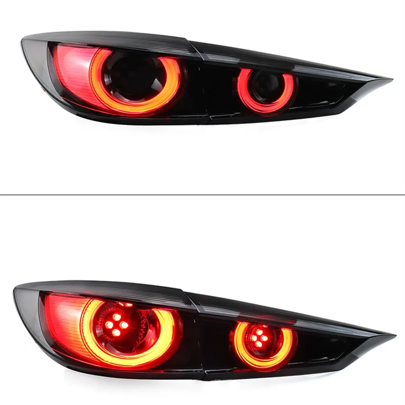 

eOsuns Led rear bumper light brake lights turn signals tail lamp assembly for Mazda 3 axela