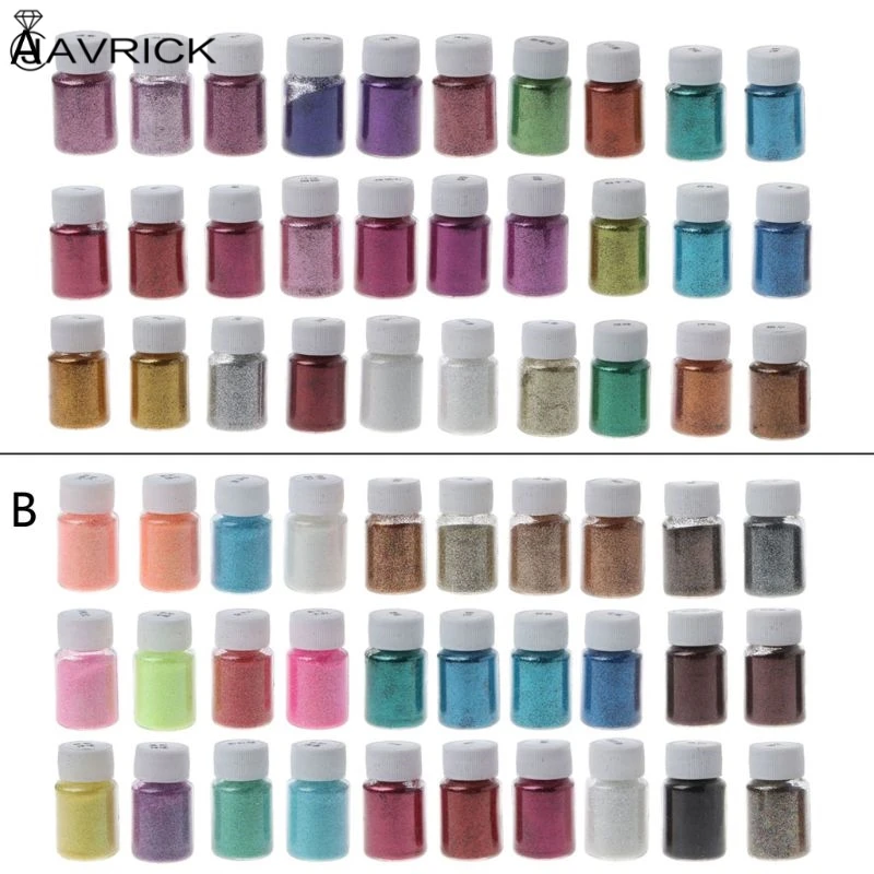 

30 Colors 10g Resin Casting Mold Glitters Sequains Pigment Large Kit Makeup Jewelry Fillings Nail Art Jewelry Making