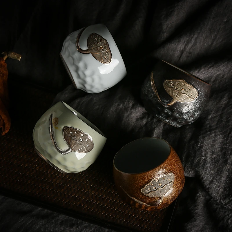 Подарочная коробка керамическая чайная чашка 180 мл для чая в стиле кунг-фу