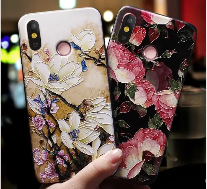 Чехол для Xiaomi Redmi Note 6 мягкий силиконовый чехол телефона из ТПУ с объемным