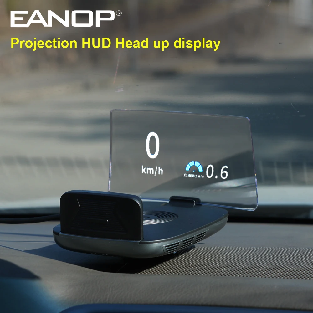 EANOP M70 2020 зеркало HUD Дисплей OBD2 проектор скорости в реальном времени Монитор RPM