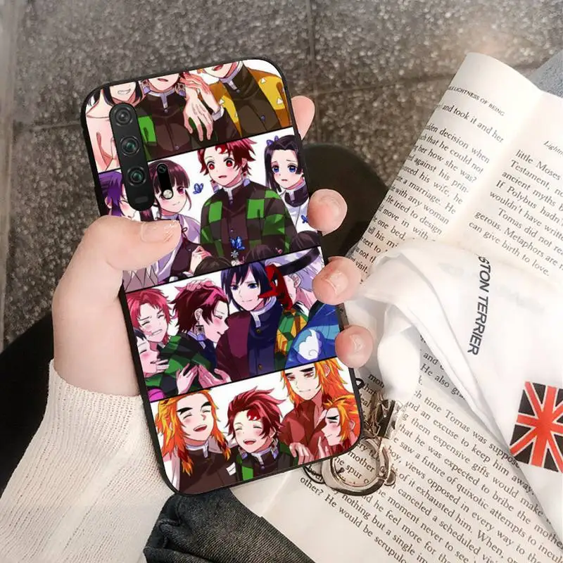 

Demon Slayer Phone Case Black For Huawei Honor 7A/8X/9/9Lite/10/10Lite 9X 20 20S View30/30Pro Cases